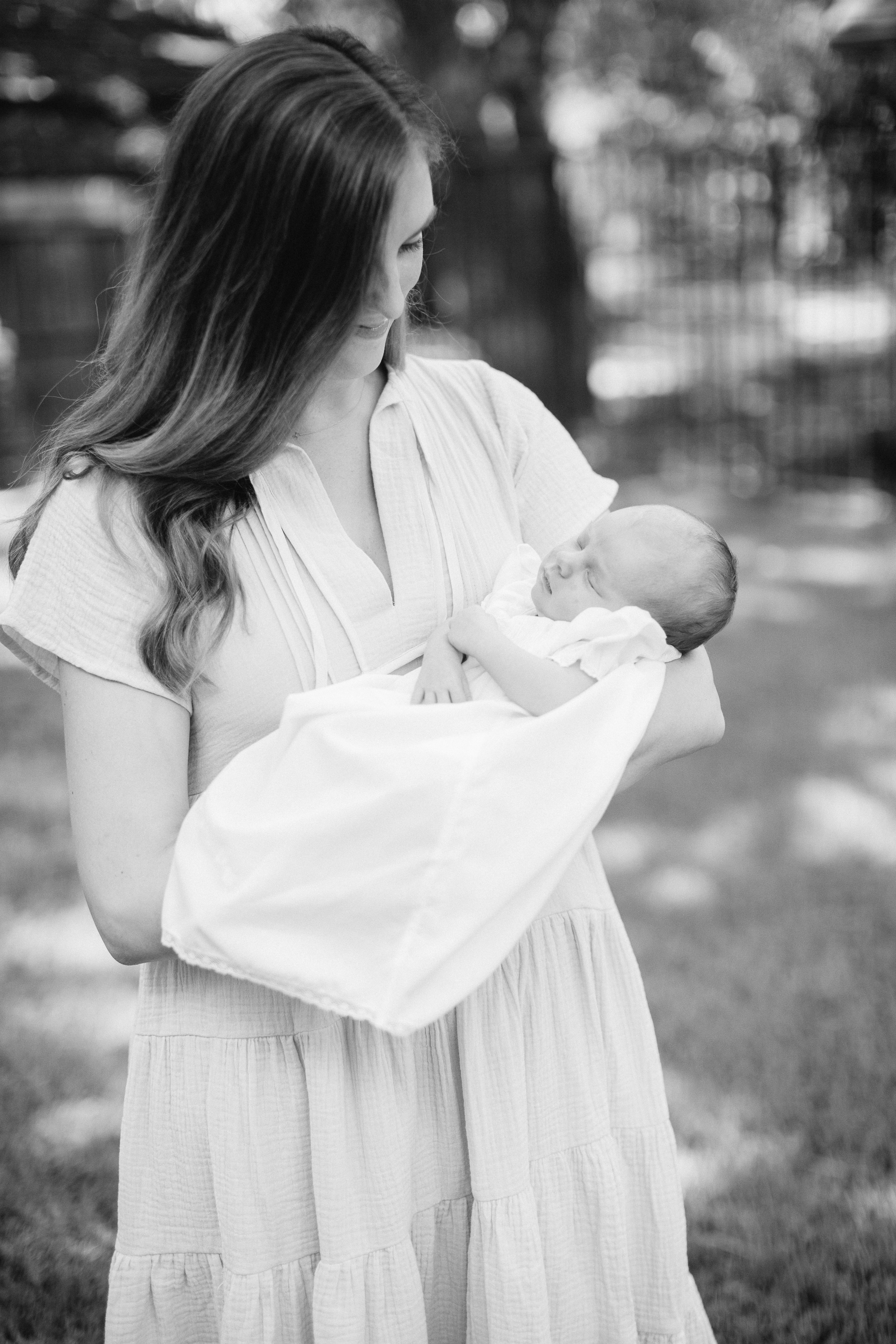 Abby, founder of Motherboard, with her baby